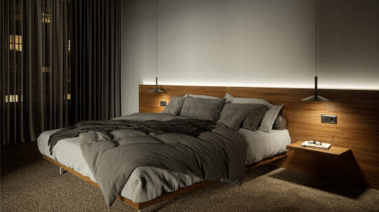 Profil LED LUMINES typ J czarny anodowany 2,02 m