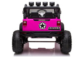 Auto Terenowe Na Akumulator Jeep JC666 Światła LED MP3 Pilot Różowy