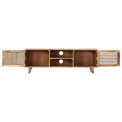 vidaXL Szafka pod TV, 120x30x40 cm, lite drewno mango wariant 6