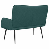 Sofa dwuosobowa Ciemnozielony 115 x 61 x 87 cm tkanina