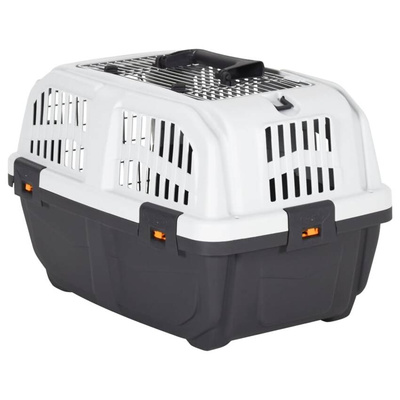 vidaXL Transporter dla zwierząt z metalowymi drzwiczkami 48x31,5x31 cm