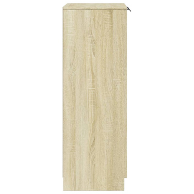 Szafka na buty, dąb sonoma, 59x35x100cm,materiał drewnopochodny