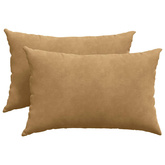 Poduszki na sofę 2 pcs Brązowy 60 x 40 cm Tkanina sztruksowa