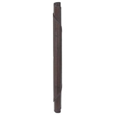 vidaXL Dywan okrągły, ciemnobrązowy, 100 cm, bambusowy
