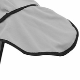 Koc dla Koni Pełny jasnoszary i różowy 85 cm Polar poliesterowy