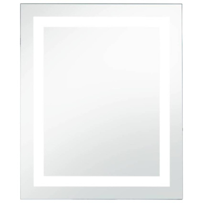 vidaXL Ścienne lustro łazienkowe z LED i czujnikiem dotykowym 60x80 cm