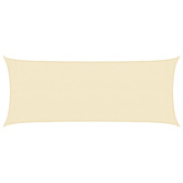 Żagiel przeciwsłoneczny, 160 g/m?, kremowy, 2x5 m, HDPE