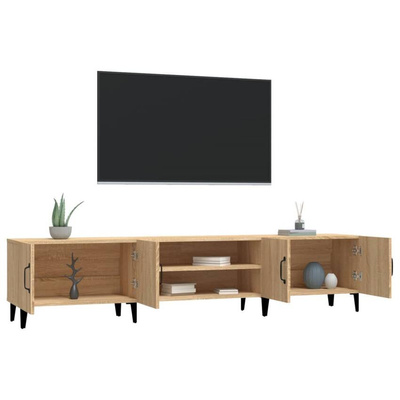 vidaXL Szafka pod TV, dąb sonoma, 180x31,5x40 cm