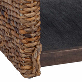 Stolik kawowy Naturalny 90 x 45 x 35 cm Lite drewno mahoniowe