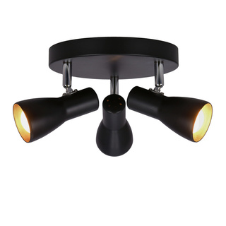 Lampa sufitowa plafon czarny mat regulowany Picardo 98-50793