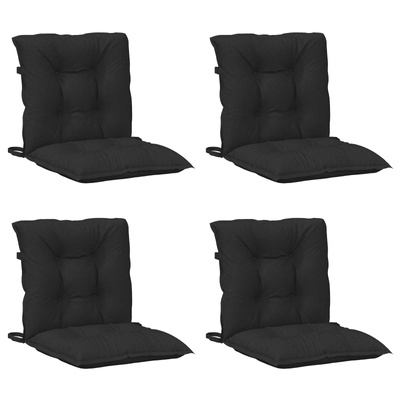 Zestaw poduszek do krzesła z niskim oparciem 4 pcs