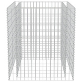 vidaXL Podwyższona donica gabionowa, galwanizowana stal, 90x90x100 cm