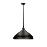 Lampa wisząca czarna 42cm Viborg Ledea 50101267