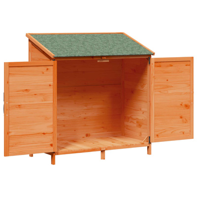 Shed ogrodowy brązowy 106 x 56 x 113,5 cm Drewno Świerkowe