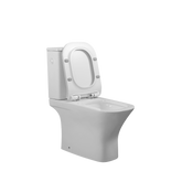 KOMPAKT WC QFS, NYKS PLUS KWADR, BOCZ PODŁ BIAŁY Z DESKĄ WOLNOOPAD