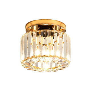Lampa sufitowa Abigali Cristal E27 złoty
