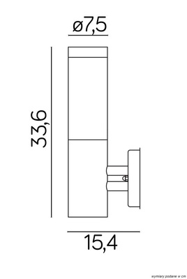 Kinkiet zewnętrzny ST 025 BL