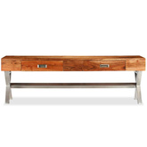 vidaXL Szafka pod TV, drewno akacjowe stylizowane na sheesham, 140 cm