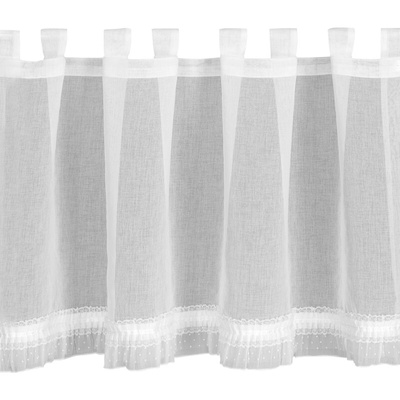 Firana Mary biała 150x60