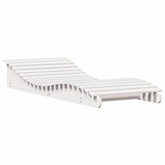 vidaXL Leżak, biały, 205x80x31,5 cm, lite drewno sosnowe