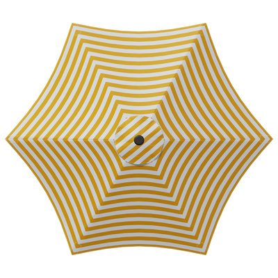 Parasol ogrodowy z podstawą 270 x 270 cm Poliester Prostokątny