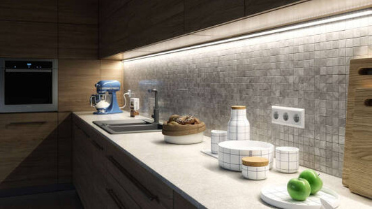 Profil LED LUMINES typ H inox anodowany 2,02 m