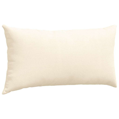 Poduszki na sofę 2 pcs Kremowy 80 x 40 cm Tkanina sztruksowa