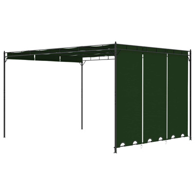 Altana 4 x 3 x 2,3 m zielony Poliester i Stal
