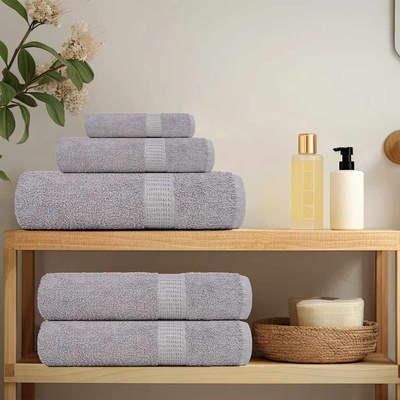 Ręczniki do rąk FROGN 2 szt. Szare 50x100 cm 360 g/m?