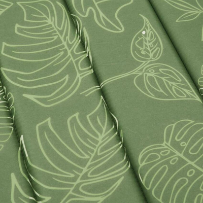 vidaXL Poduszka na leżak, wzór w liście, tkanina Oxford