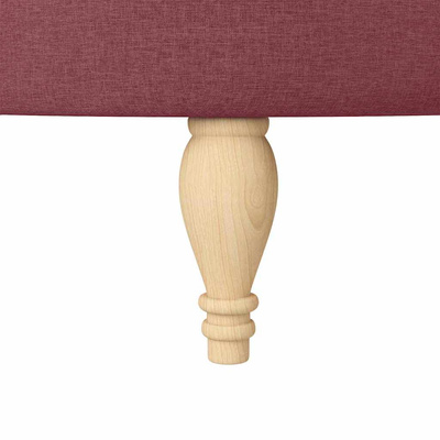 Fotel typu slipper Czerwone wino 56,5 x 70 x 110 cm tkanina