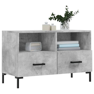 vidaXL Szafka pod TV, szarość betonu, 80x36x50 cm wariant 5