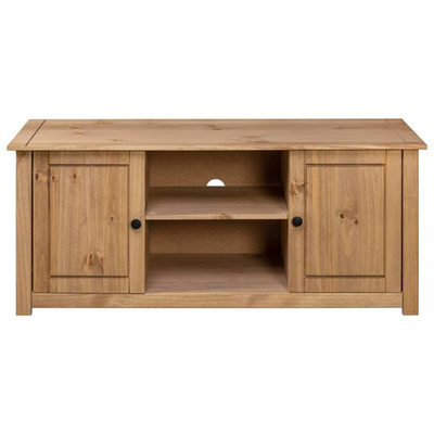 vidaXL Szafka pod TV, 120x40x50 cm, lita sosna, seria Panama