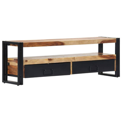 vidaXL Szafka pod TV, 120 x 30 x 40 cm, lite drewno sheesham