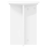 Stojak na rośliny 2 pcs Biały ?29,5 x 40 cm Drewno inżynieryjne