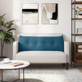 Poduszka na plecy Niebieski 140 x 24 x 50 cm Aksamit