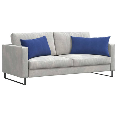 Poduszki na sofę 2 pcs Niebieski policyjny 80 x 40 cm