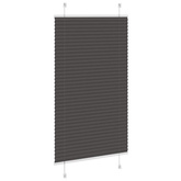Roleta plisowana czarna 80x150 cm Szerokość tkaniny 79,4 cm