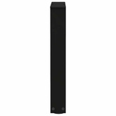 Nogi do stolika kawowego w kształcie litery V 2 szt. Czarne 28x(42-43,3) cm Stal