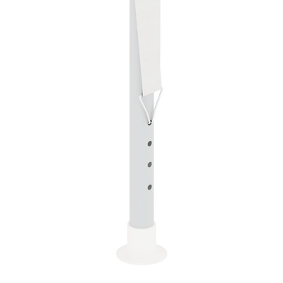 vidaXL Namiot imprezowy ze ściankami, 4x9 m, biały, 90 g/m²
