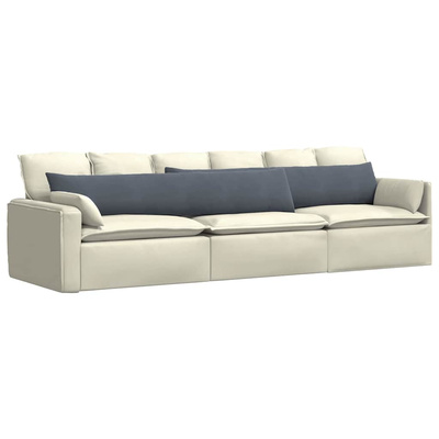 Poduszki na sofę 2 pcs Ciemnoszary 200 x 40 cm
