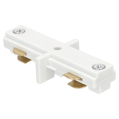 Łącznik wzdłużny do szyny MEVA PRO I Connector White, biały EDO777514 EDO Solutions