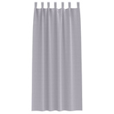 Firany blackout z kółkami 2 pcs Metaliczny Szary 260 x 140 cm