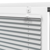 Roleta plisowana jasnoszara 40x100 cm Szerokość tkaniny 39,4 cm