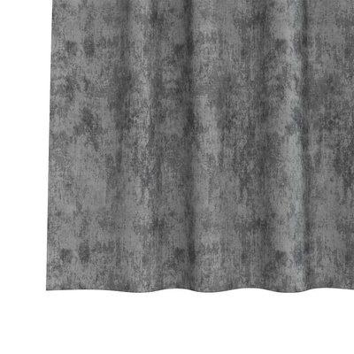 Zasłony z weluru z zasłonami 2 pcs Szary 245 x 140 cm Aksamit