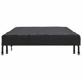 Pokrowiec na Stół 202 x 92 x 15 cm tkanina Prostokątny Czarny