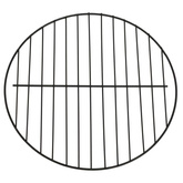 vidaXL Palenisko i grill 2-w-1, z pogrzebaczem, 59x59x60 cm, stal
