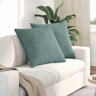 Poduszki na sofę 2 pcs Zielony morski 60 x 60 cm