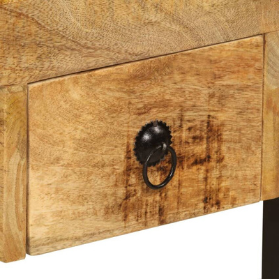 vidaXL Biurko z 2 szufladami, 110x50x77 cm, lite drewno mango