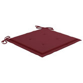 vidaXL Składane krzesła ogrodowe, 4 szt., poduszki, drewno akacjowe